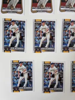 2025-2026 JACOB MISIOROWSKI Rookie Lot Of 19 RC BREWERS - Image 2