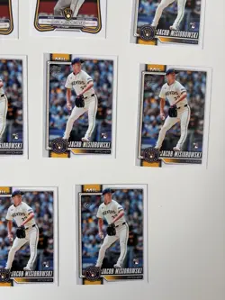 2025-2026 JACOB MISIOROWSKI Rookie Lot Of 19 RC BREWERS - Image 3