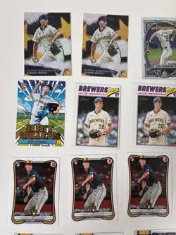 2025-2026 JACOB MISIOROWSKI Rookie Lot Of 19 RC BREWERS - Image 5