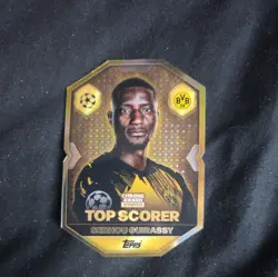 Topps Match Attax 25/26 Serhou Guirassy Chrome Shield Award Card Dortmund - Image 1
