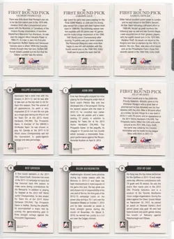 2013 ITG In The Game Draft Prospects Emerald Lot of 40 Cards /50 - Image 4
