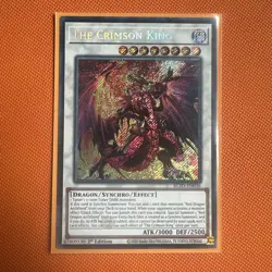BLZD-EN036 The Crimson King Secret Rare 1st Ed YuGiOh - Image 1