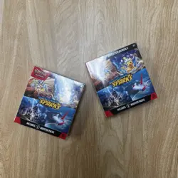 Pokemon TCG Surging Sparks Lot of 2 Booster Bundle 6 Pack NEW Factory Sealed - Image 1