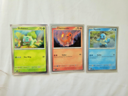 Pokemon Black Star Holo Promos Bulbasaur 046 Charmander 047 Squirtle 048 (LP) - Image 5