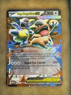 Pokemon Mega Kangaskhan EX 104/132 Ultra Rare Mega Evolutions NM - Image 1