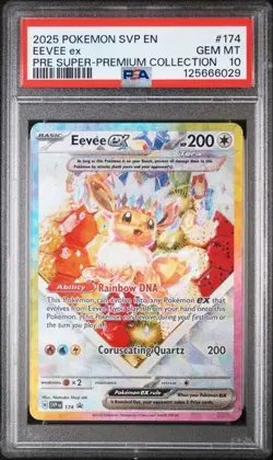 2024 Pokemon TCG Eevee EX Prismatic Evolutions Super Premium Collection PSA 10 - Image 1