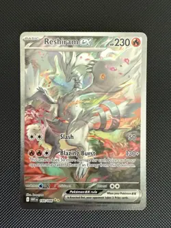 Pokemon TCG Reshiram Holo Full Art Sir 166/086 White Flare English - Image 1