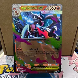 Pokemon TCG Mega Charizard X EX 013/094 Phantasmal Flames Holo 360HP EN - Image 1