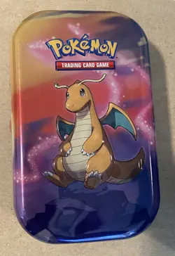 Pokemon TCG Dragonite Tin Empty - Image 1