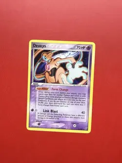 Pokemon TCG Deoxys 16/107 Regular Rare EX Deoxys Set LP - Image 1