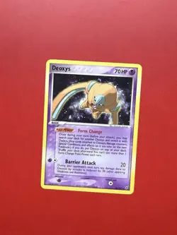 Pokemon TCG 2005 Deoxys 18/107 EX Deoxys Rare Non-Holo Very Lightly Played LP+ - Image 1