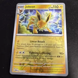 2023 SV: Scarlet & Violet 151 Jolteon #135/165 Reverse Holo Pokemon - Image 1
