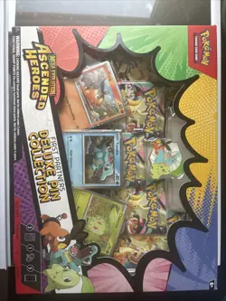 Pokemon TCG Ascended Heroes First Partner Deluxe Pin Collection Box Sealed New - Image 1