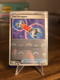 Tool Scrapper (Poke Ball Pattern) 085/086 Holo White Flare Pokemon Holo NM - Image 1