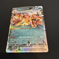 Pokemon TCG Pokemon Charizard ex 054/091 Double Rare Holo - Image 1