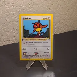 Hoothoot 60/111 Common Neo Genesis Pokemon 1st Edition - Image 1