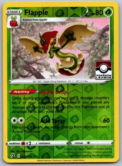 Flapple League Promo 22/192 Holo League & Championship Cards Reverse Holo NM - Image 1