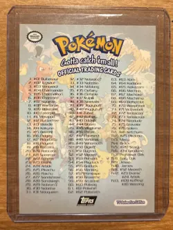 Topps Pokemon Gotta Catch Em All HOLO 4th Edition TV Animation Edition NM NP - Image 2