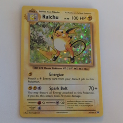The Pokemon Company Raichu Evolutions 36/108 Holo Rare Stage 1 HP 100 EN 2016 - Image 1
