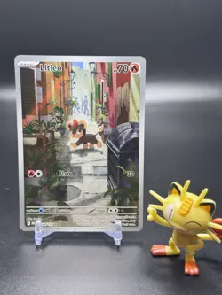 Litleo 139/132 Pokemon Me01: Mega Evolution Holo - NM - Image 1