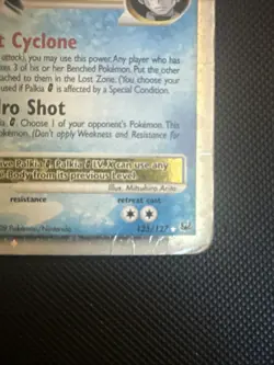 Palkia G Lv.X 125/127 Platinum Pokemon card TCG - Image 2