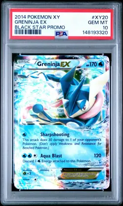 2014 POKEMON XY BLACK STAR PROMO #XY20 GRENINJA EX PSA 10 - Image 1
