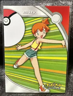 2000 Topps Pokemon TV Animation Series 3 Heroes & Villains Misty #HV7 Blue Label - Image 1
