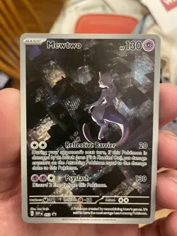 Pokemon TCG Mewtwo #52 Black Star Promo Card Scarlet & Violet 151 UPC - Image 1