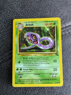 Arbok 31/62 - Fossil 1999 - VINTAGE WOTC Pokemon TCG - UNLIMITED Uncommon - Image 1