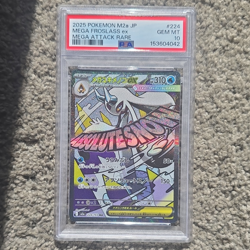PSA 10 Mega Froslass ex 224/193 JP M2a Mega Dream Ex Full Art Holo MAR - Image 1