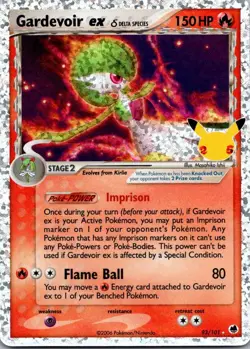 Gardevoir ex 93/101 Celebrations: Classic Collection Pokemon Holo NM - Image 1