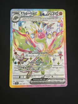 Flygon ex 222/191 Sv08: Surging Sparks Holo Pokemon TCG - NM/LP - Image 1
