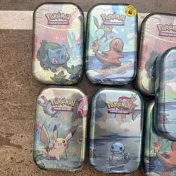 Pokemon TCG Kanto Friends Mini Tins X11 Brand New & Sealed Bundle ✅ Fast Shop - Image 4