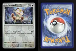 Meowth 048/064 Shrouded Fable Reverse Holo NM/M Pokemon - Image 3