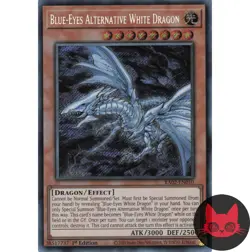 Yugioh Blue-Eyes Alternative White Dragon RA02-EN010 Secret Rare 1st Edition NM - Image 1