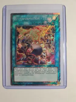 Yu-Gi-Oh! Feuerformation Tenki • RA04-DE201 • Plantinum Secret Rare • DE • NM - Image 1