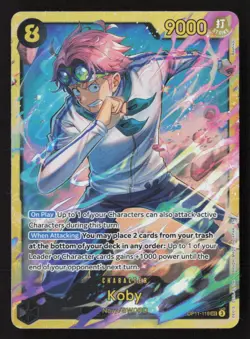 Koby (119) SEC OP11-119 NM - One Piece TCG - Image 1