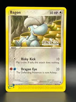 Pokemon EX "Dragon Series"-Bagon 50/97-GEN CON Black Star Promo Super Rare- NM+ - Image 1