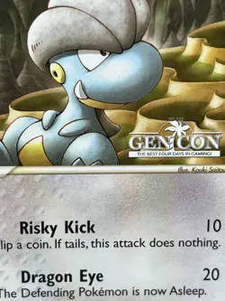 Pokemon EX "Dragon Series"-Bagon 50/97-GEN CON Black Star Promo Super Rare- NM+ - Image 2