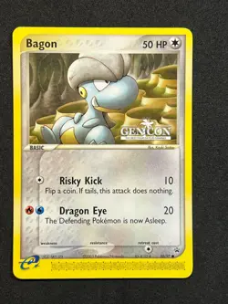 Pokemon EX "Dragon Series"-Bagon 50/97-GEN CON Black Star Promo Super Rare- NM+ - Image 4