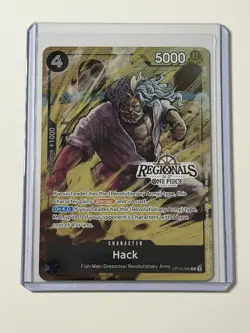 Hack (Regional Participation Pack 2026 Vol.1) OP12-089 One Piece Stamped - Image 1