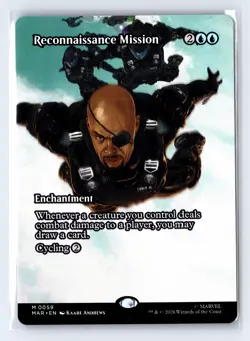 MTG Reconnaissance Mission (Borderless) #59 Marvel Universe Eternal-Legal - Image 1