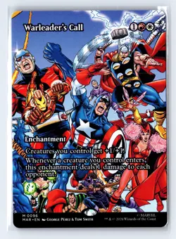 MTG Warleader's Call (Borderless) #96 Marvel Universe Eternal-Legal - Image 1