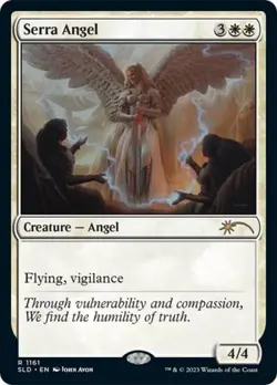 Serra Angel -Foil Near Mint MTG Secret Lair - Image 1