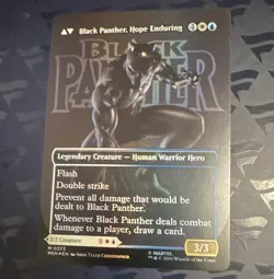 Magic The Gathering Black Panther Hope Enduring / King T'Challa Foil - Image 1