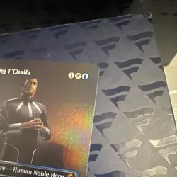 Magic The Gathering Black Panther Hope Enduring / King T'Challa Foil - Image 4