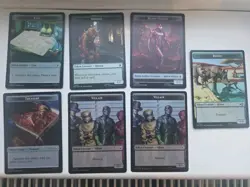 x 7 Double-Sided Token (Foil) Marvel Super Heroes MTG NM - Image 2