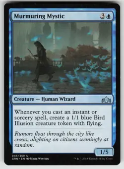 Murmuring Mystic 45 Uncommon Guilds of Ravnica Magic: The Gathering Near Mint - Image 1