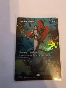 Lord of Atlantis Borderless FOIL MTG Marvel Universe: Eternal-Legal Nm/M - Image 1
