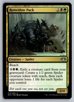 Rotwidow Pack 212 Uncommon Modern Horizons Magic: The Gathering Near Mint - Image 1